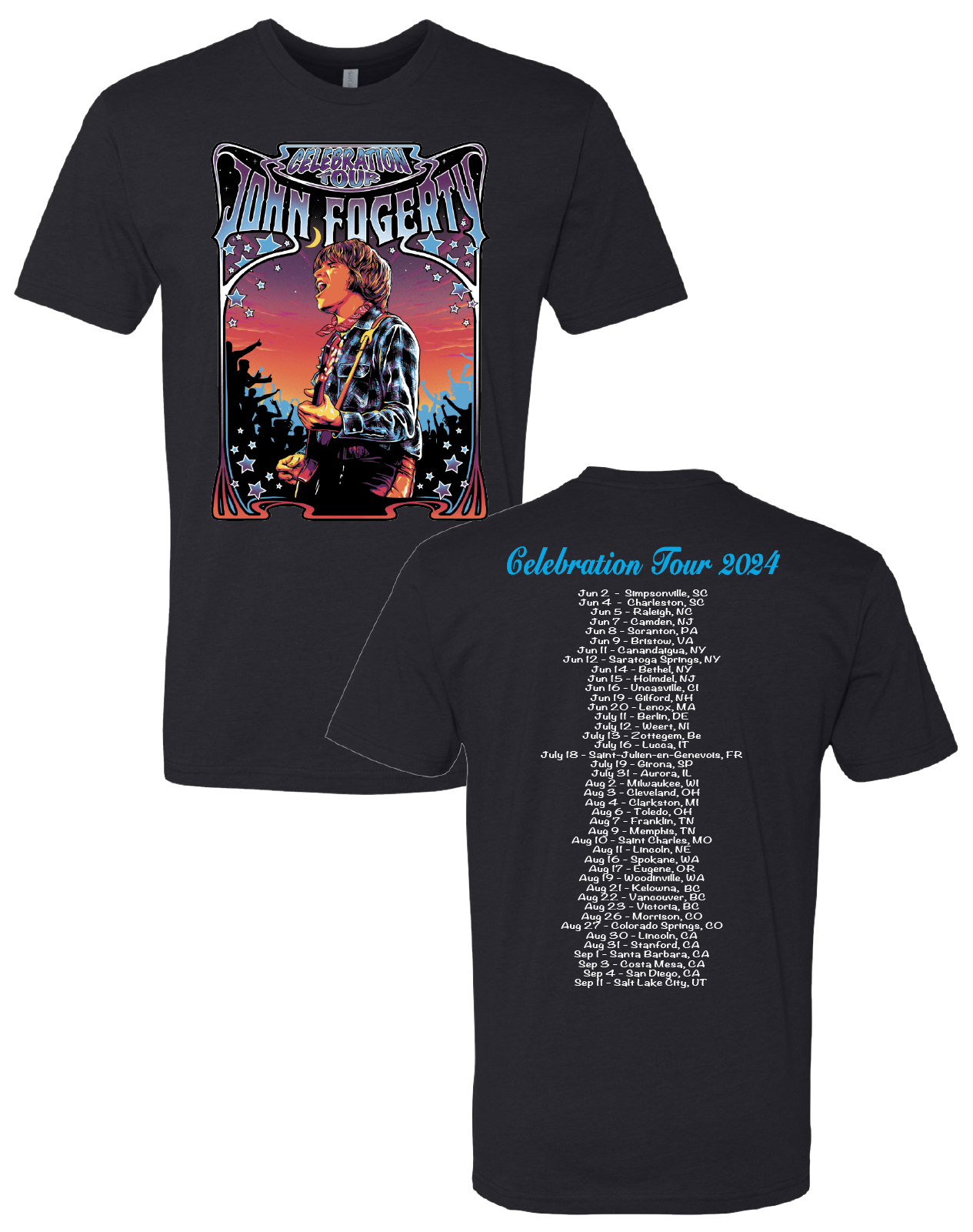 John Fogerty 2024 Celebration Tour Tee