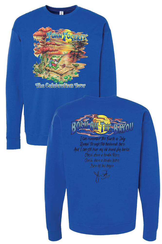 John Fogerty Born On The Bayou Crewneck