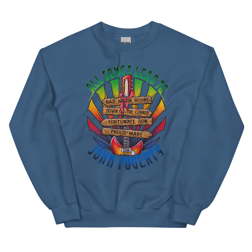 All Songs Lead To Fogerty Unisex Crewneck Sweatshirt