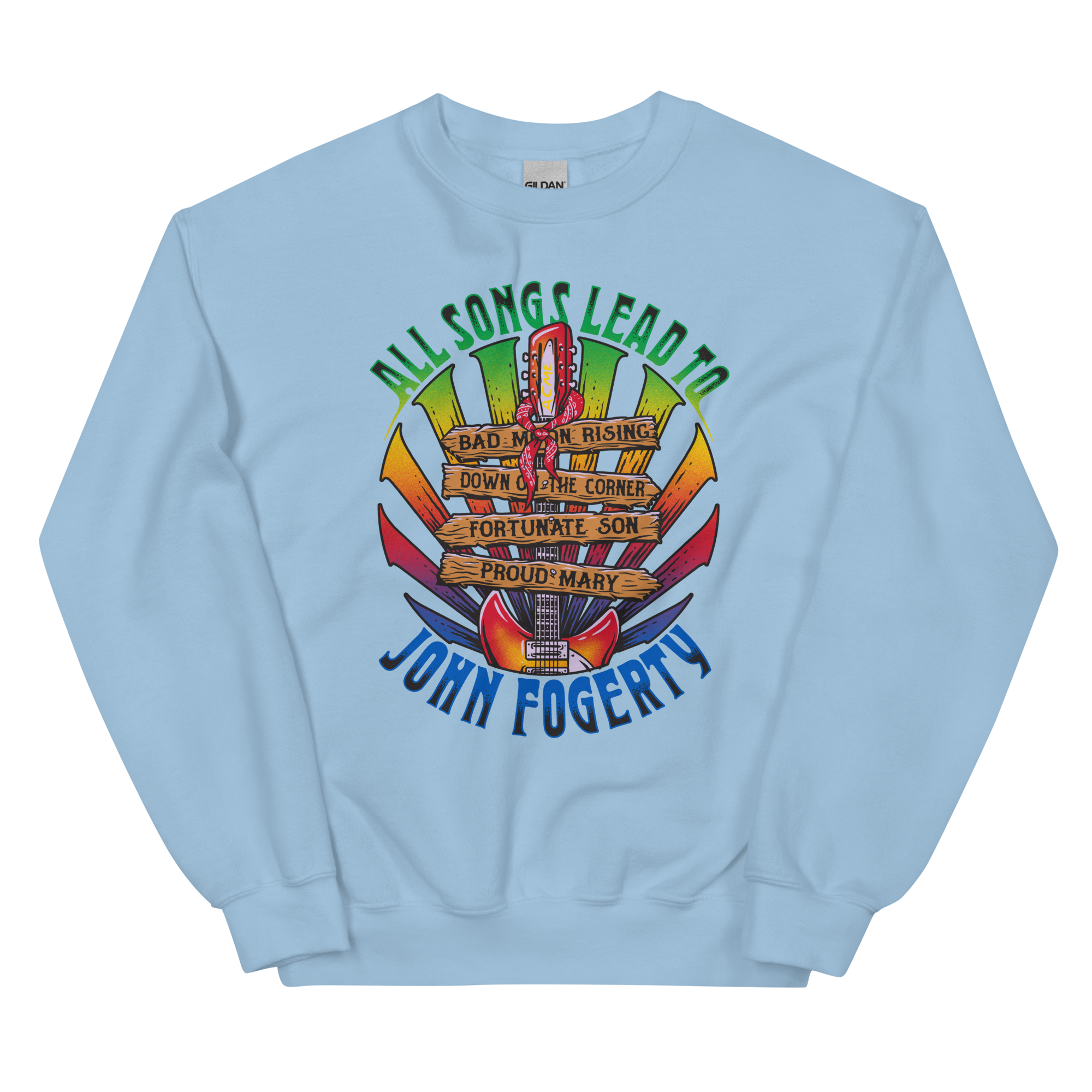 All Songs Lead To Fogerty Unisex Crewneck Sweatshirt