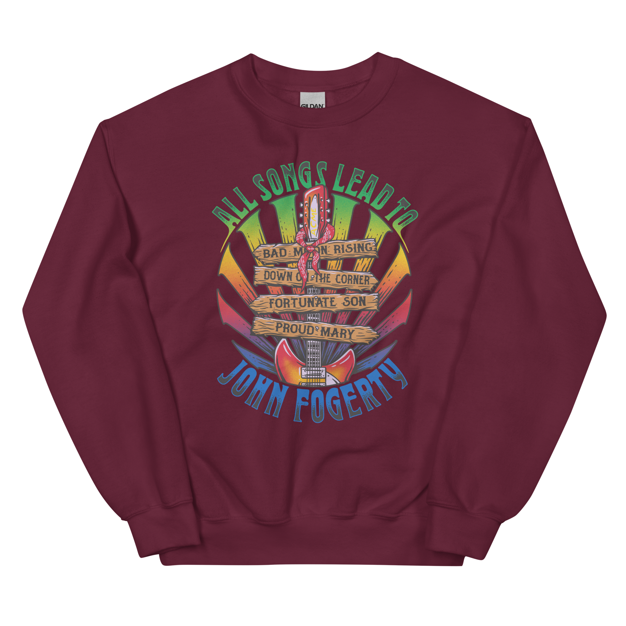 All Songs Lead To Fogerty Unisex Crewneck Sweatshirt