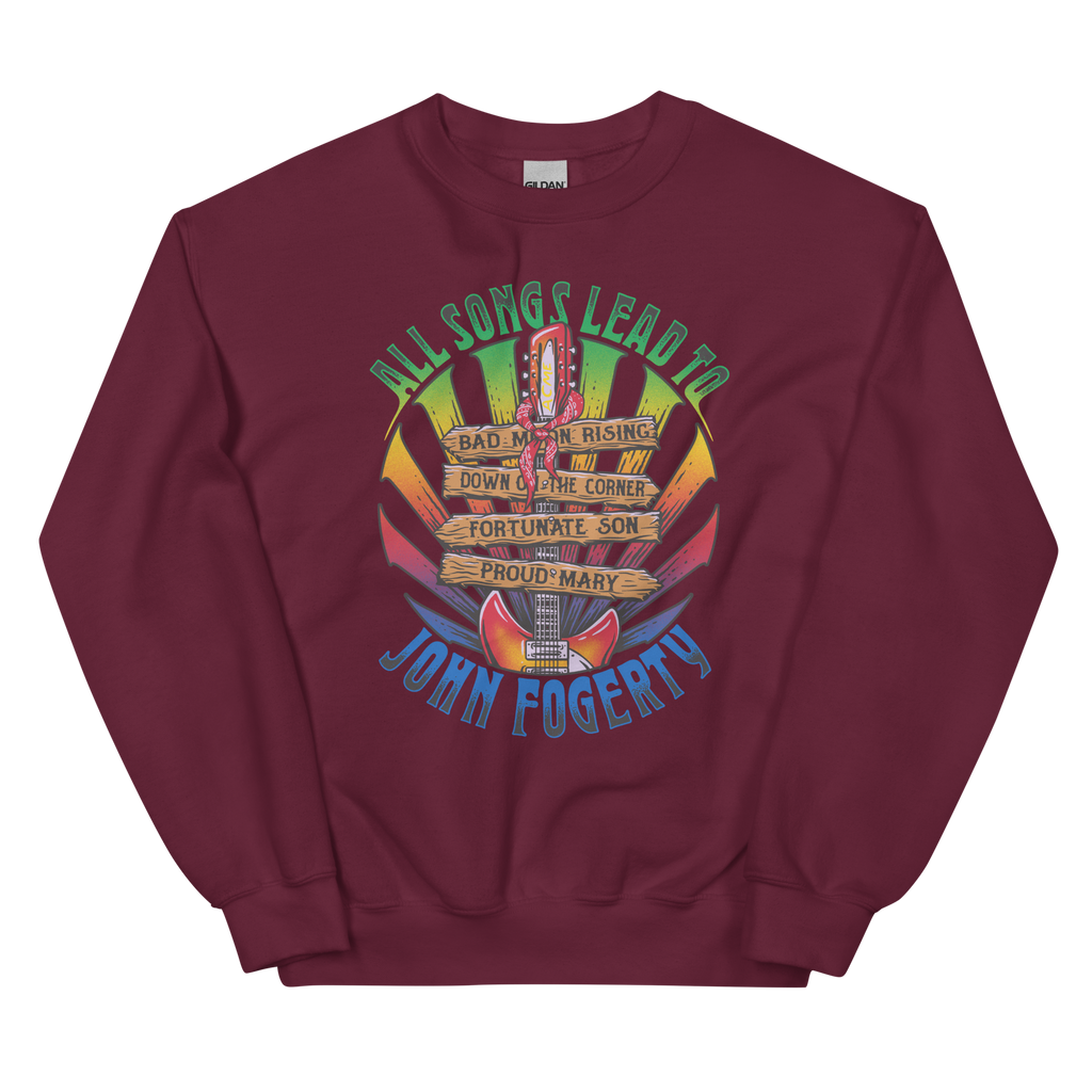 All Songs Lead To Fogerty Unisex Crewneck Sweatshirt