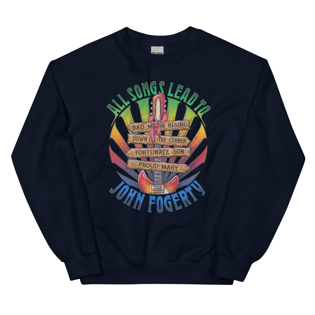 All Songs Lead To Fogerty Unisex Crewneck Sweatshirt