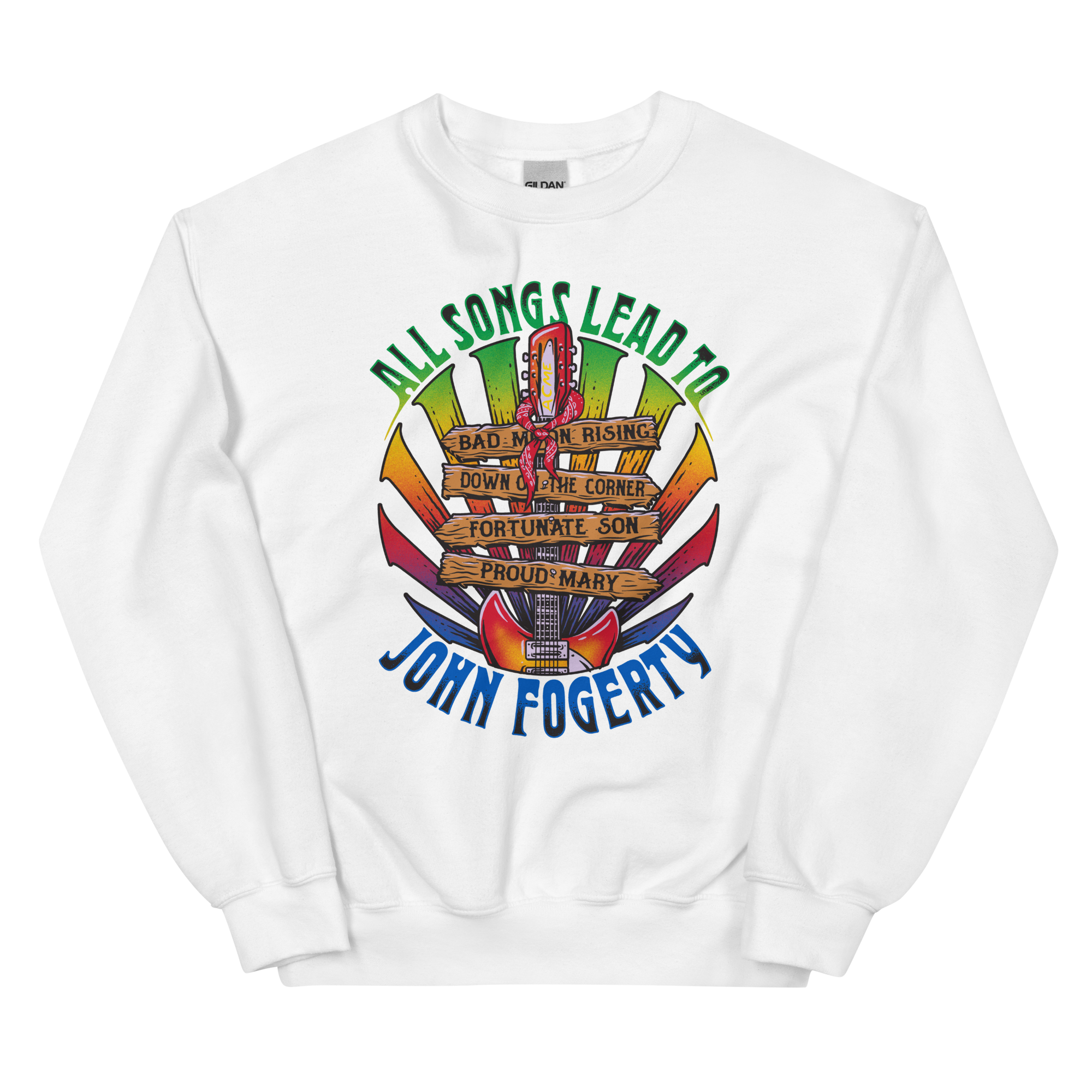 All Songs Lead To Fogerty Unisex Crewneck Sweatshirt