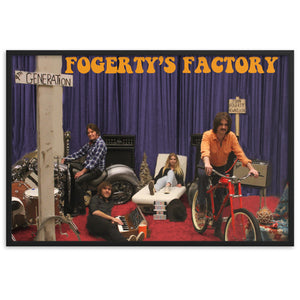 Fogerty's Factory Framed matte paper poster