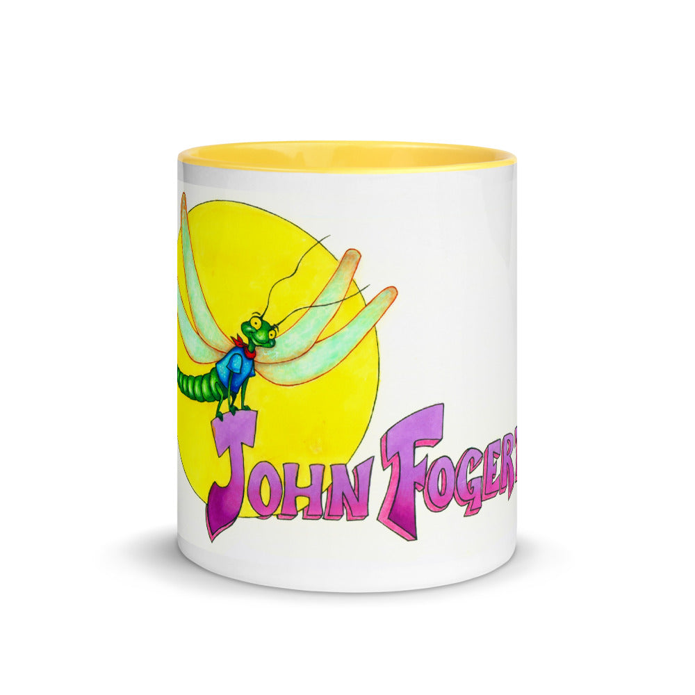 John Fogerty Dragonfly Mug with Color Inside