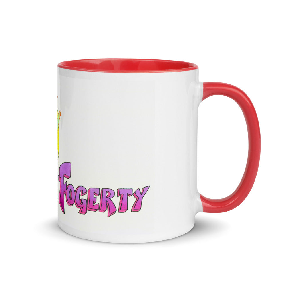 John Fogerty Dragonfly Mug with Color Inside