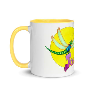 John Fogerty Dragonfly Mug with Color Inside