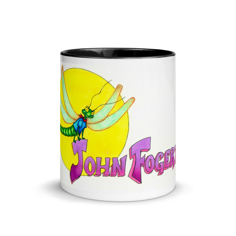 John Fogerty Dragonfly Mug with Color Inside